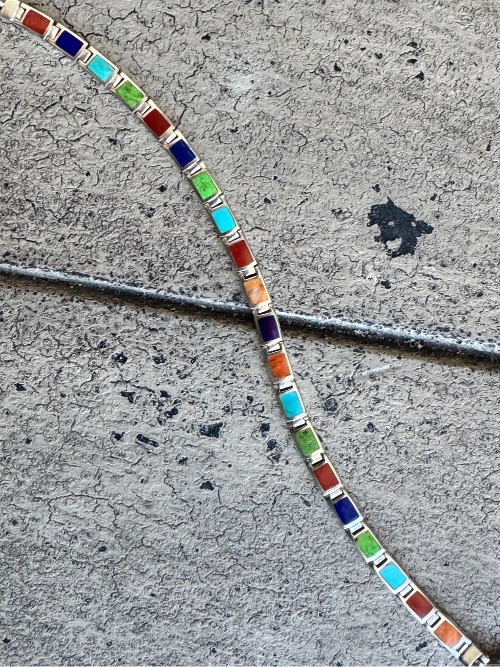 Peyote Bird Inlayed Bracelet